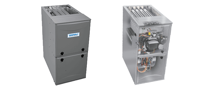 Tempstar Furnace and Cutaway of Tempstar Furnace